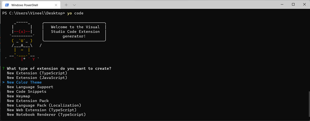 yo code